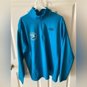 The North Face Turquoise Quarter-Zip Pullover